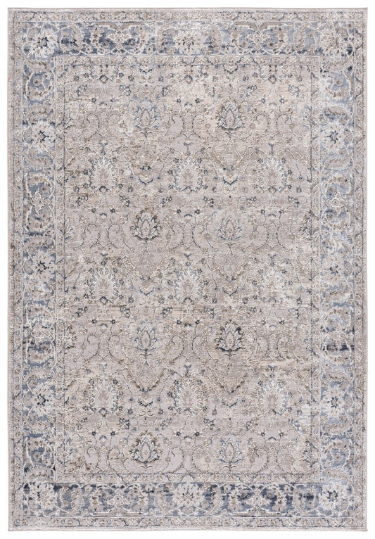 Safavieh - Martha Stewart Liora 972A Ivory / Light Blue - 6" X 9" - MSR972A-6 view 1