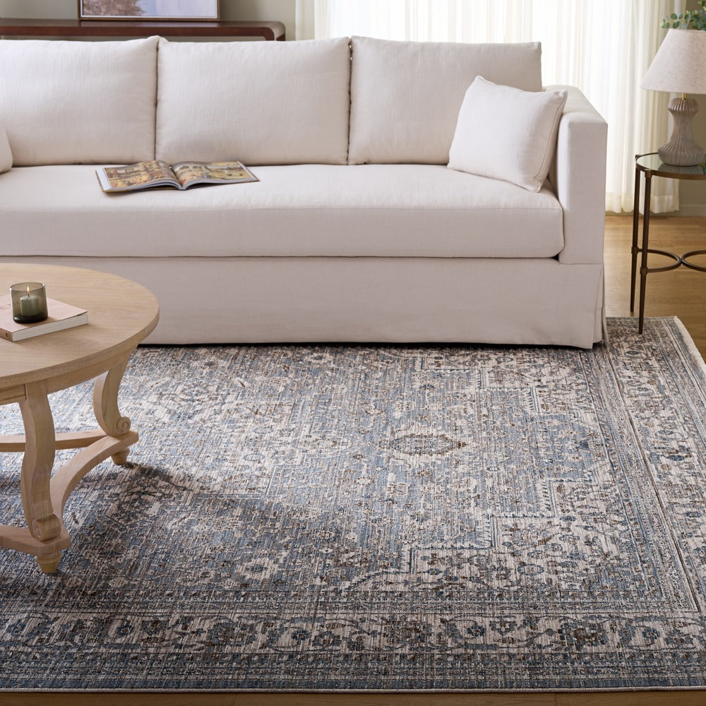 Safavieh - Martha Stewart Whitney 0630M Blue / Ivory - 8" X 10" - MSR0630M-8 view 2