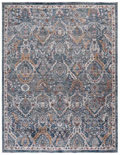 Safavieh - Martha Stewart Whitney 0632M Blue / Rust Gold - 8" X 10" - MSR0632M-8 view 1
