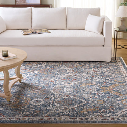 Safavieh - Martha Stewart Whitney 0632M Blue / Rust Gold - 8" X 10" - MSR0632M-8 view 2