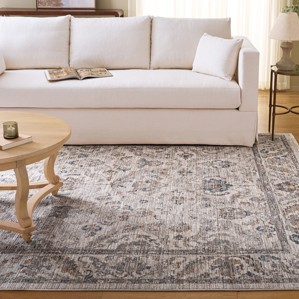 Safavieh - Martha Stewart Whitney 0634A Ivory / Blue Rust - 8" X 10" - MSR0634A-8 view 2