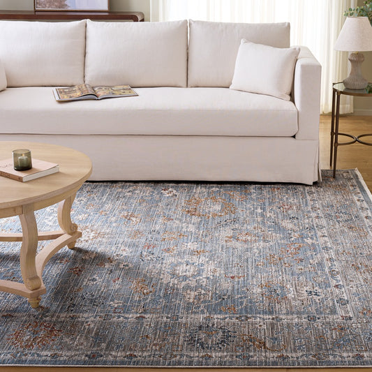 Safavieh - Martha Stewart Whitney 0636M Blue / Grey Gold - 8" X 10" - MSR0636M-8 view 2