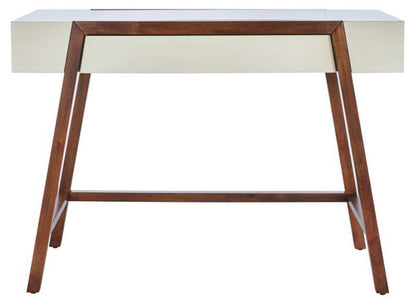 Safavieh - Marwood Desk - White - Brown - DSK5012A veiw 1