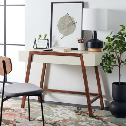 Safavieh - Marwood Desk - White - Brown - DSK5012A veiw 3