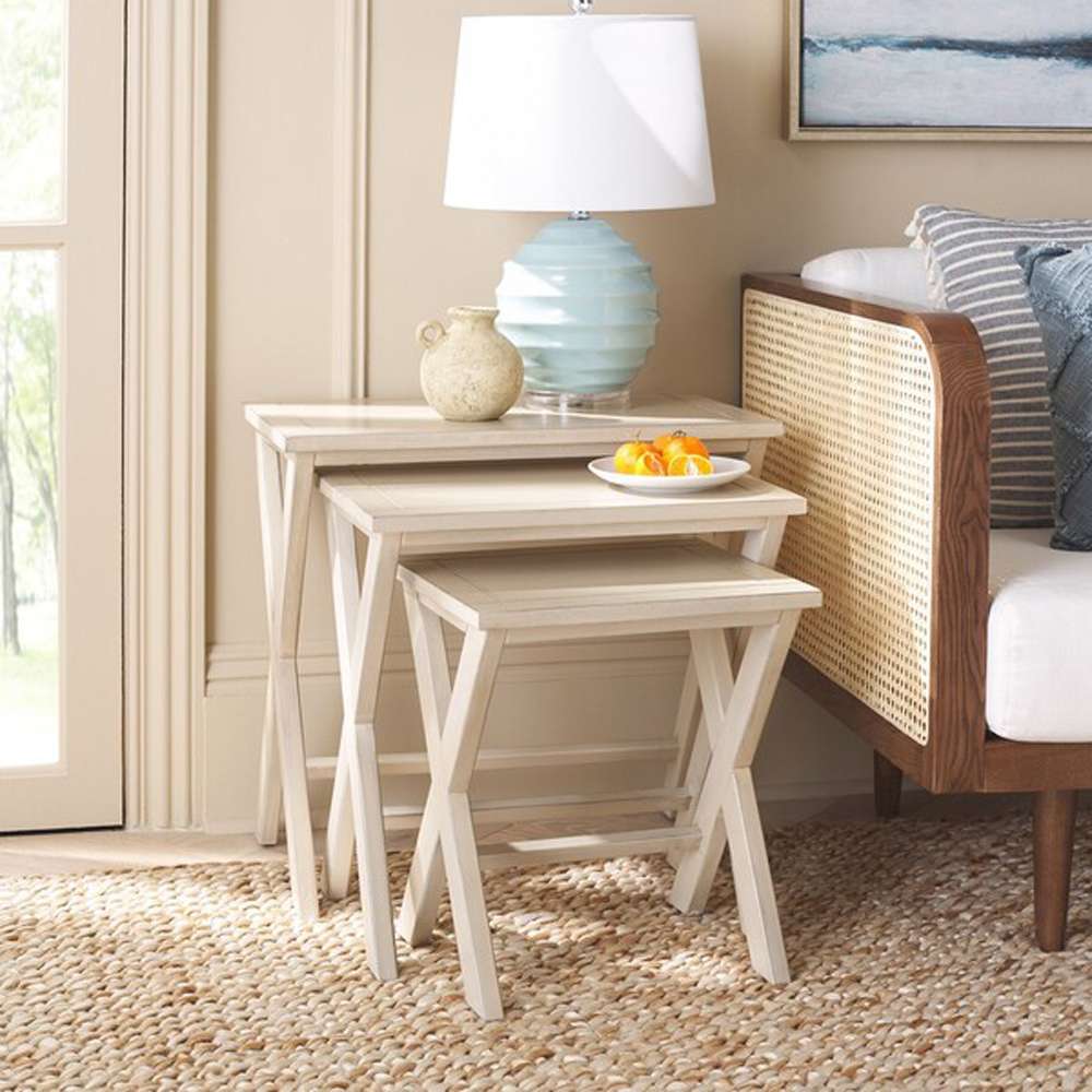 Safavieh - Maryann Tray Tables - White Birch - AMH6573A veiw 2