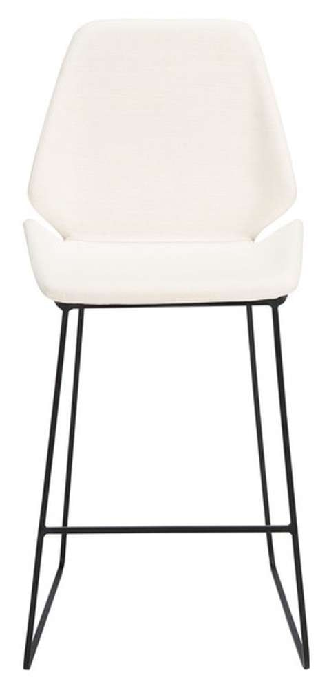 Safavieh - Masami Counter Stool - White - Black - BST3006F veiw 1