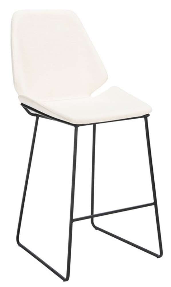 Safavieh - Masami Counter Stool - White - Black - BST3006F veiw 4
