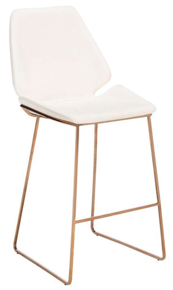 Safavieh - Masami Counter Stool - White - Gold - BST3006C veiw 3