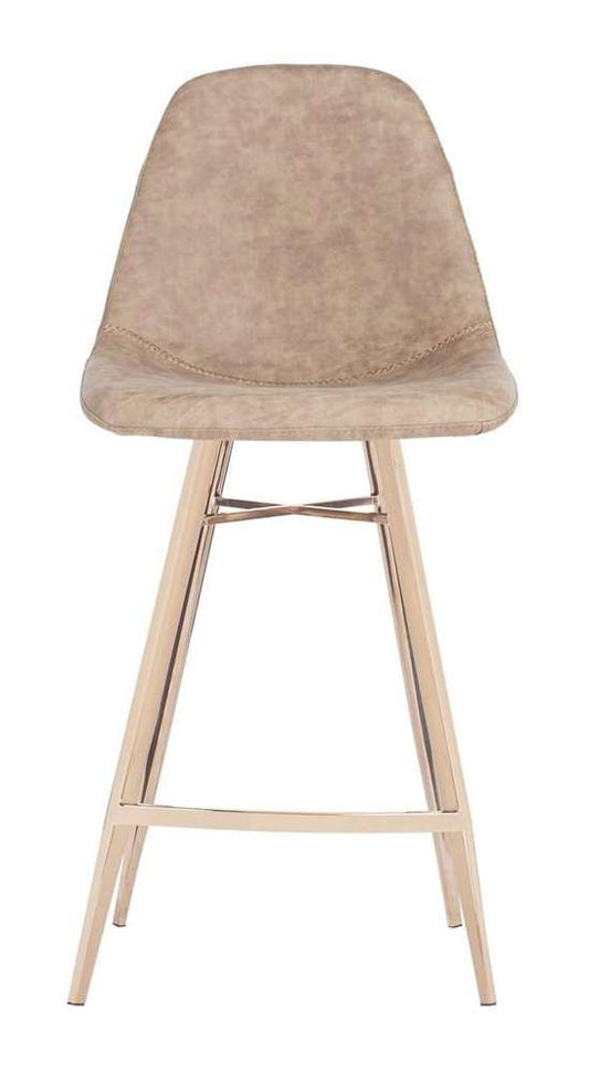 Safavieh - Mathison Counter Stool - Brown - Copper - FOX3012A veiw 1