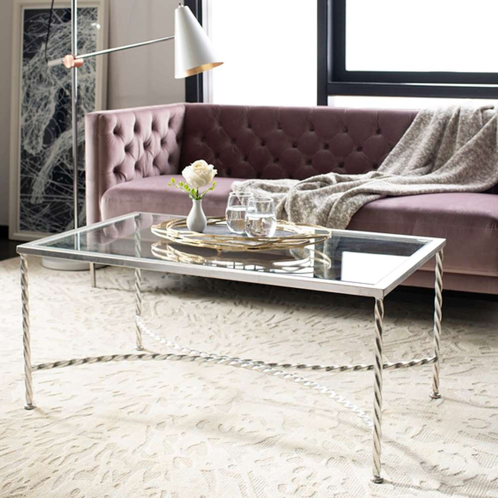 Safavieh - Couture - Matilda Coffee Table - Silver - AMH8318B veiw 2