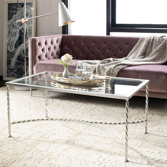 Safavieh - Couture - Matilda Coffee Table - Silver - AMH8318B veiw 2