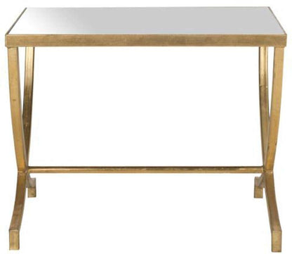 Safavieh - Maureen Accent Table - Gold - Mirror - FOX2537A view 1