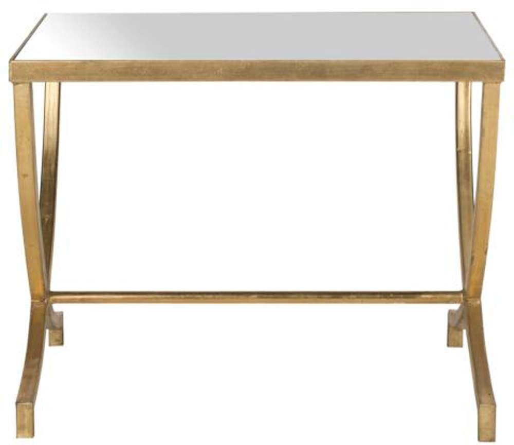 Safavieh - Maureen Accent Table - Gold - Mirror - FOX2537A veiw 1