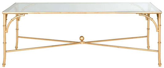 Safavieh - Maurice Coffee Table - Gold - Clear - FOX2545A veiw 1