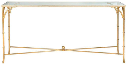 Safavieh - Maurice Console - Gold - Clear - FOX2544A veiw 1