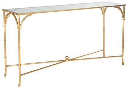 Safavieh - Maurice Console - Gold - Clear - FOX2544A veiw 3