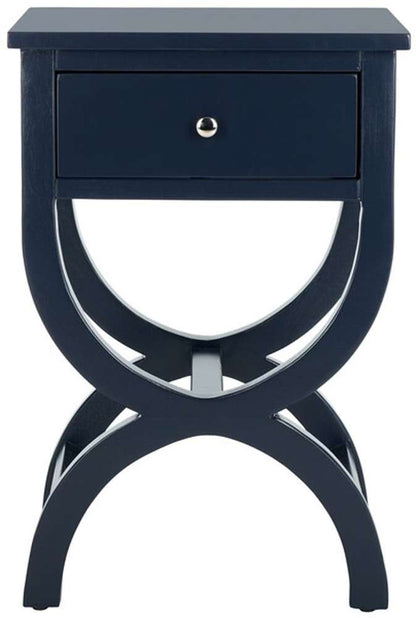 Safavieh - Maxine Accent Table W Storage Drw - Navy - AMH6608G view 1