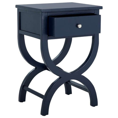 Safavieh - Maxine Accent Table W Storage Drw - Navy - AMH6608G veiw 4