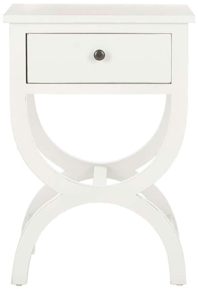 Safavieh - Maxine Accent Table W Storage Drw - Off White - AMH6608A view 1