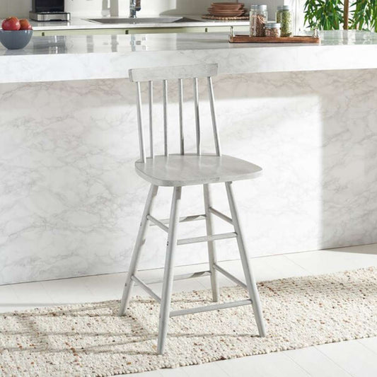 Safavieh - May Wood Counter Stool - Grey - BST1405B veiw 2