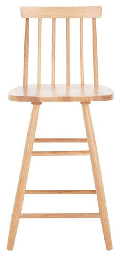Safavieh - May Wood Counter Stool - Natural - BST1405D veiw 1