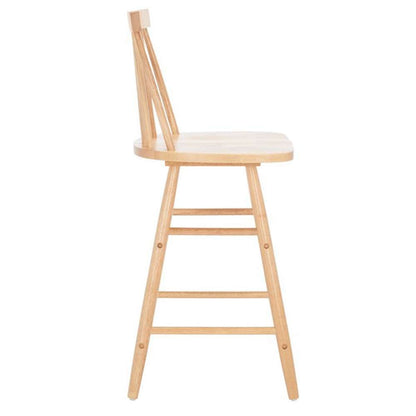 Safavieh - May Wood Counter Stool - Natural - BST1405D veiw 4