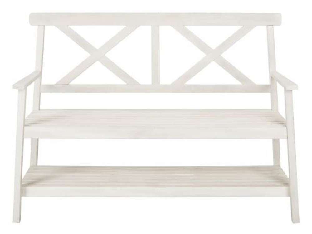 Safavieh - Mayer 2 Seat Bench - White - PAT6744B veiw 2