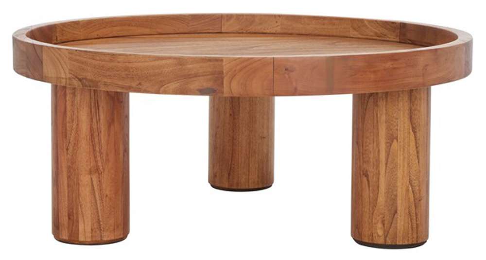 Safavieh - Meek 3 Leg Round Coffee Table - Natural - COF6603A veiw 1