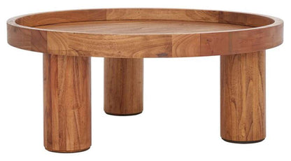 Safavieh - Meek 3 Leg Round Coffee Table - Natural - COF6603A veiw 3