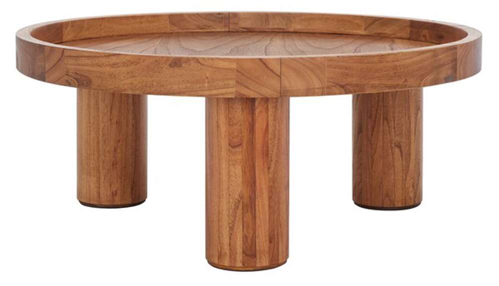 Safavieh - Meek 3 Leg Round Coffee Table - Natural - COF6603A veiw 4