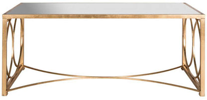 Safavieh - Melosa Coffee Table - Gold - Mirror - FOX2566A veiw 1