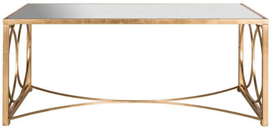 Safavieh - Melosa Coffee Table - Gold - Mirror - FOX2566A veiw 1