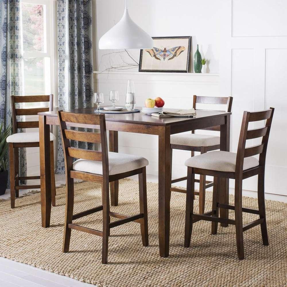 Safavieh - Melvin 5 Piece Pub Set - Brown - DNS9200A veiw 1