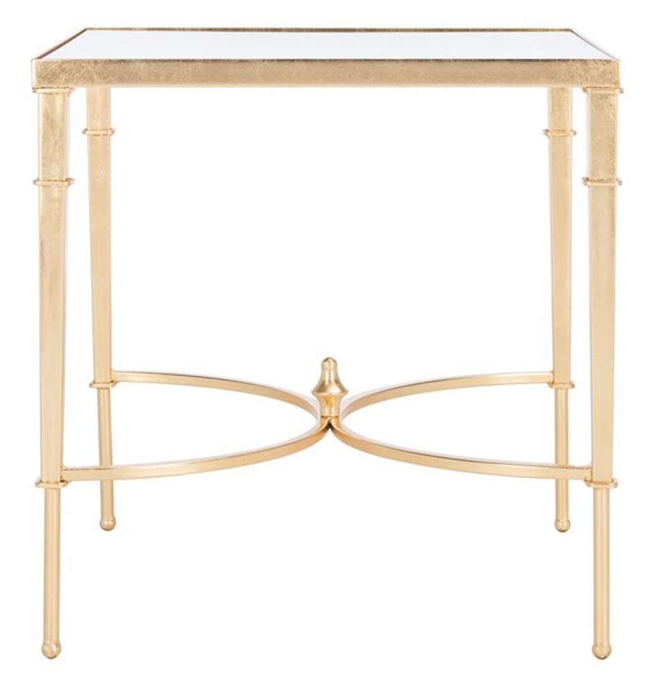 Safavieh - Couture - Mendez Gold Leaf Accent Table - Gold - AMH8336A veiw 1