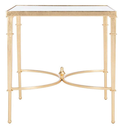 Safavieh - Couture - Mendez Gold Leaf Accent Table - Gold - AMH8336A veiw 1