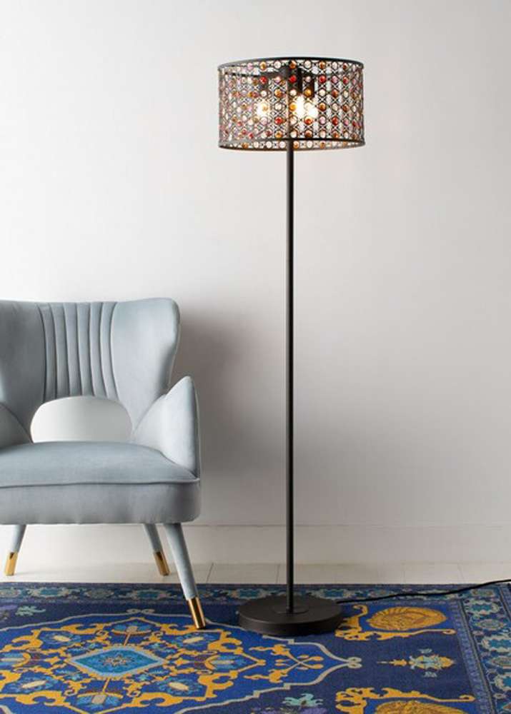 Safavieh - Mesmerizing Mosiac Floor Lamp - Oil Rub Bronze - DSN1400A veiw 1