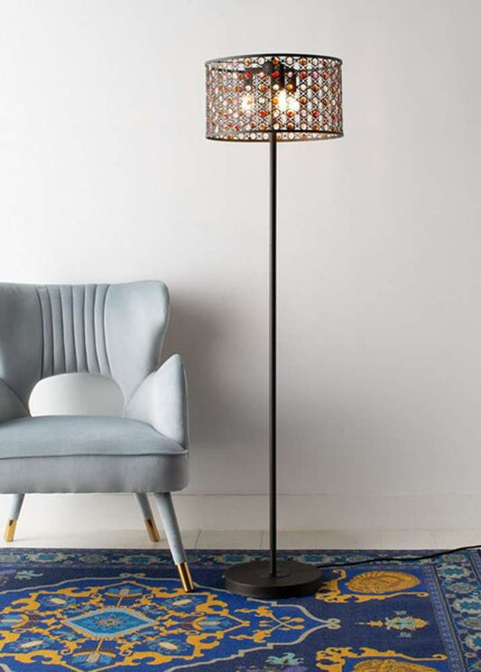 Safavieh - Mesmerizing Mosiac Floor Lamp - Oil Rub Bronze - DSN1400A veiw 1