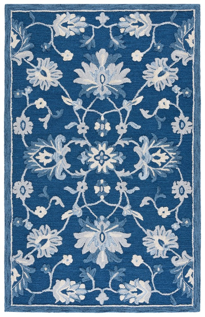 Safavieh - Metro 813N Navy Ivory - 4" X 6" - MET813N-4 view 1