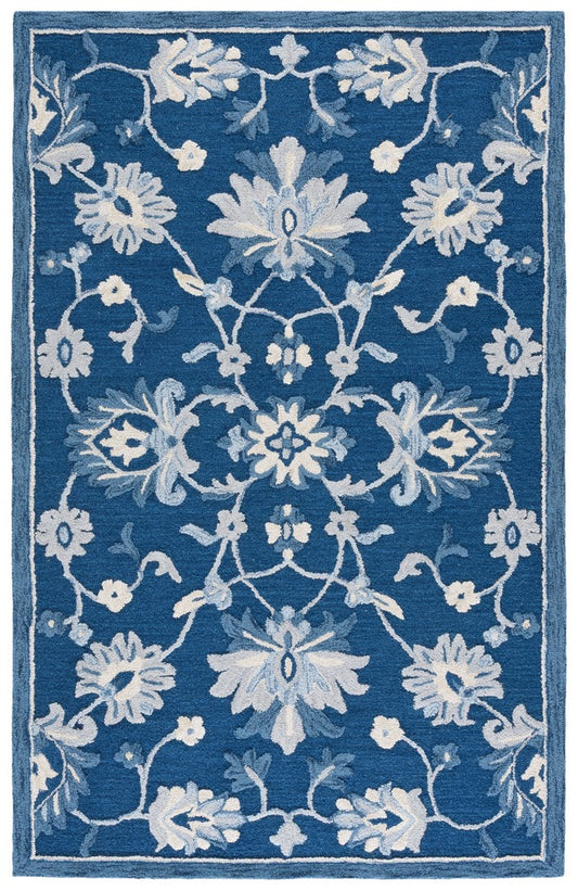 Safavieh - Metro 813N Navy Ivory - 4" X 6" - MET813N-4 view 1