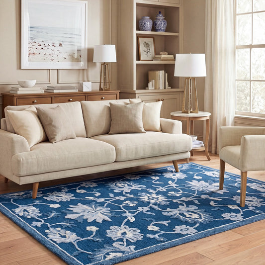 Safavieh - Metro 813N Navy Ivory - 4" X 6" - MET813N-4 view 2