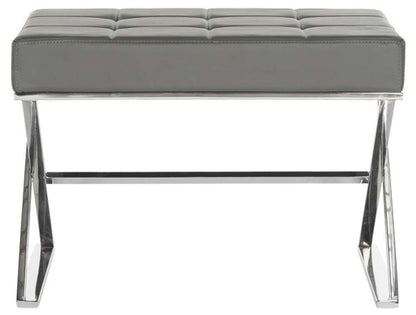 Safavieh - Micha Ottoman - Grey - FOX2022B veiw 1