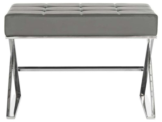 Safavieh - Micha Ottoman - Grey - FOX2022B veiw 1