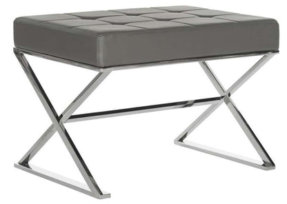 Safavieh - Micha Ottoman - Grey - FOX2022B veiw 3