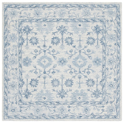 Safavieh - Micro-Loop 276M Blue Ivory - 3" X 3" - MLP276M-3SQ view 1