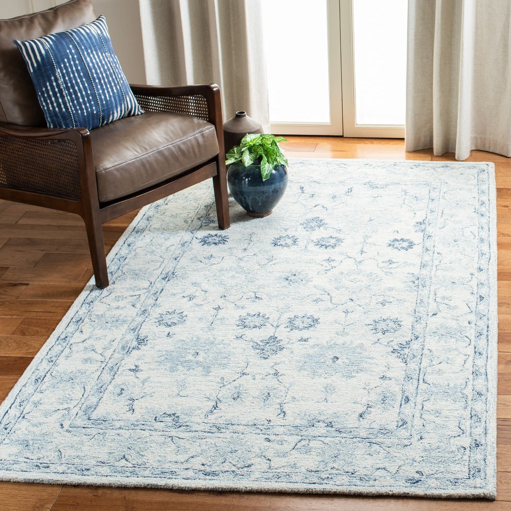 Safavieh - Micro-Loop 276M Blue Ivory - 3" X 5" - MLP276M-3 view 2