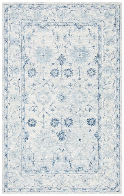 Safavieh - Micro-Loop 276M Blue Ivory - 6" X 9" - MLP276M-6 view 1