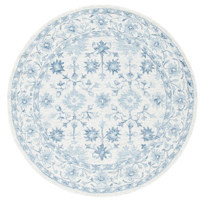 Safavieh - Micro-Loop 276M Blue Ivory - 7" X 7" - MLP276M-7R view 1