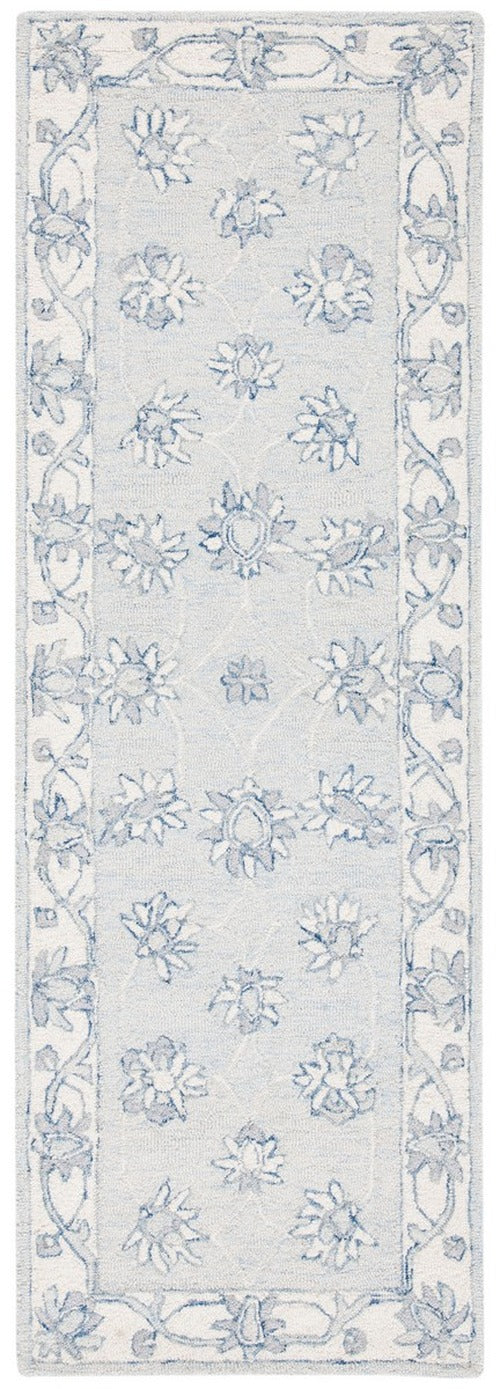 Safavieh - Micro-Loop 536L Light Blue Ivory - 2.3" X 13" - MLP536L-213 view 1