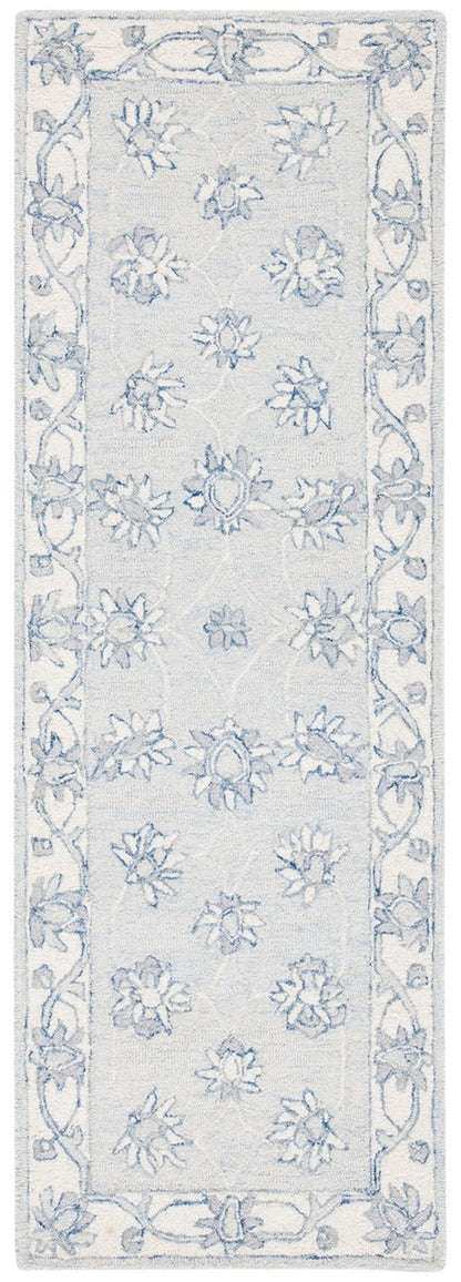 Safavieh - Micro-Loop 536L Light Blue Ivory - 2.3" X 9" - MLP536L-29 view 1