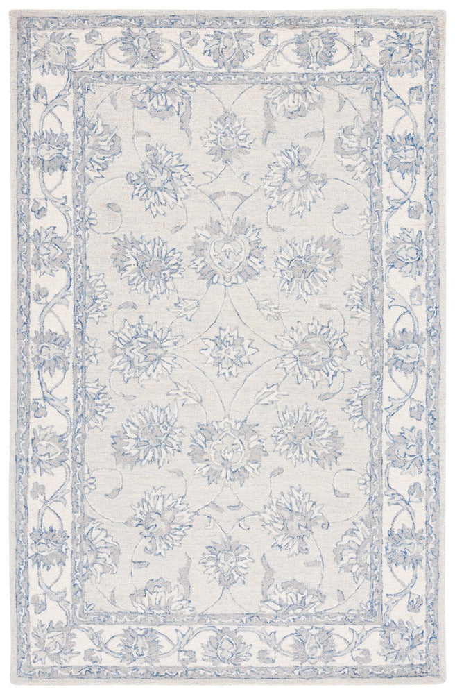 Safavieh - Micro-Loop 536L Light Blue Ivory - 2" X 3" - MLP536L-2 view 1